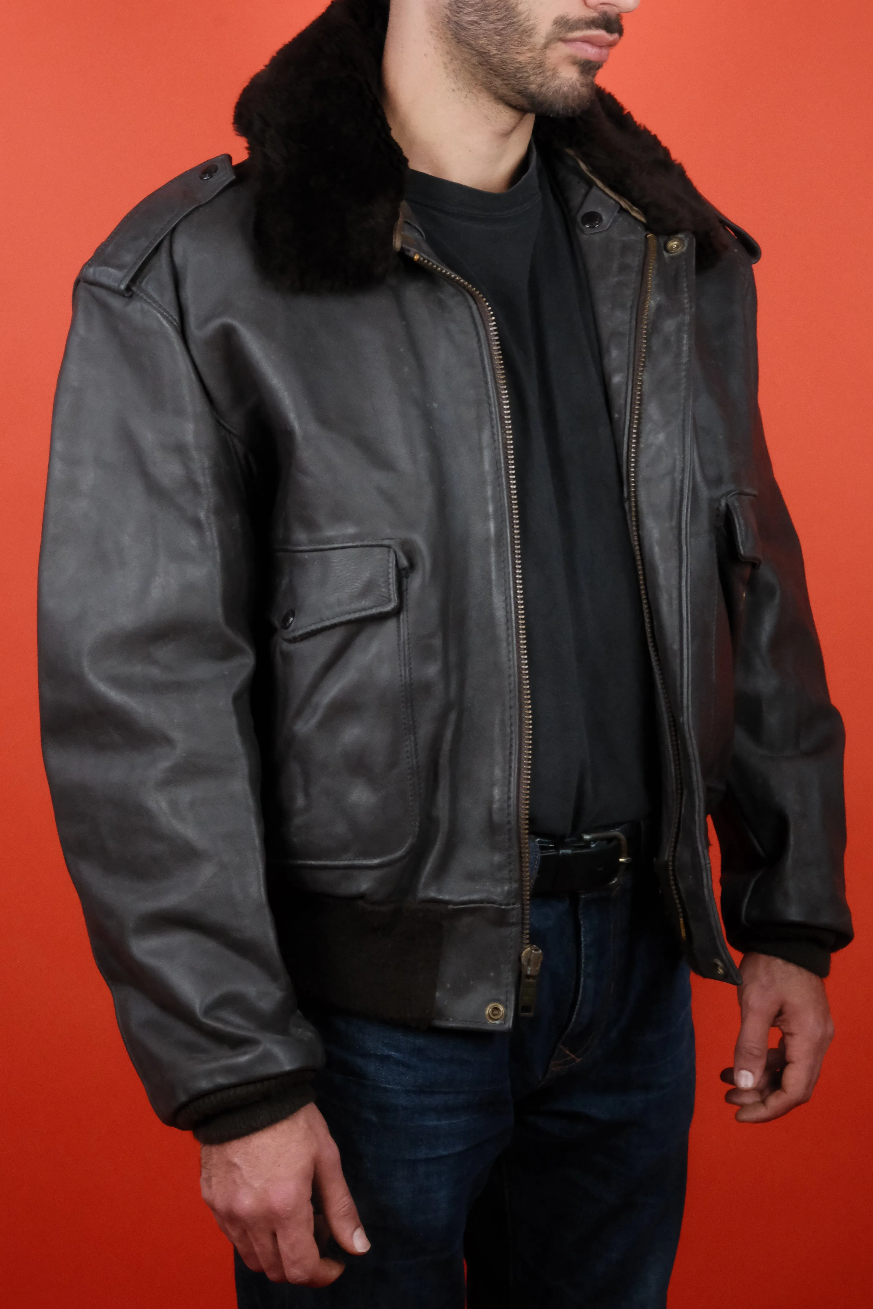 Schott Type A-2 Leather Jacket 684 SM