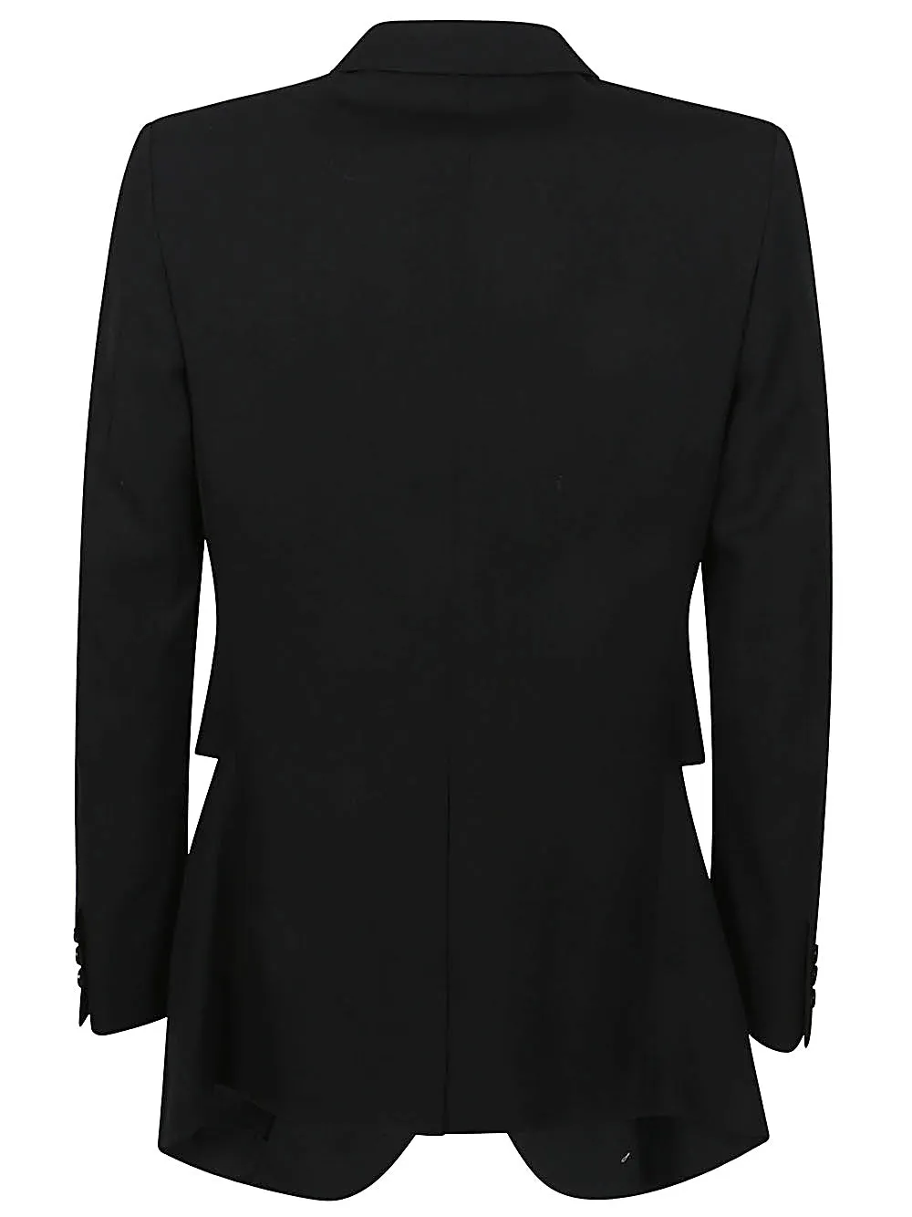 Single-breasted wool jacket