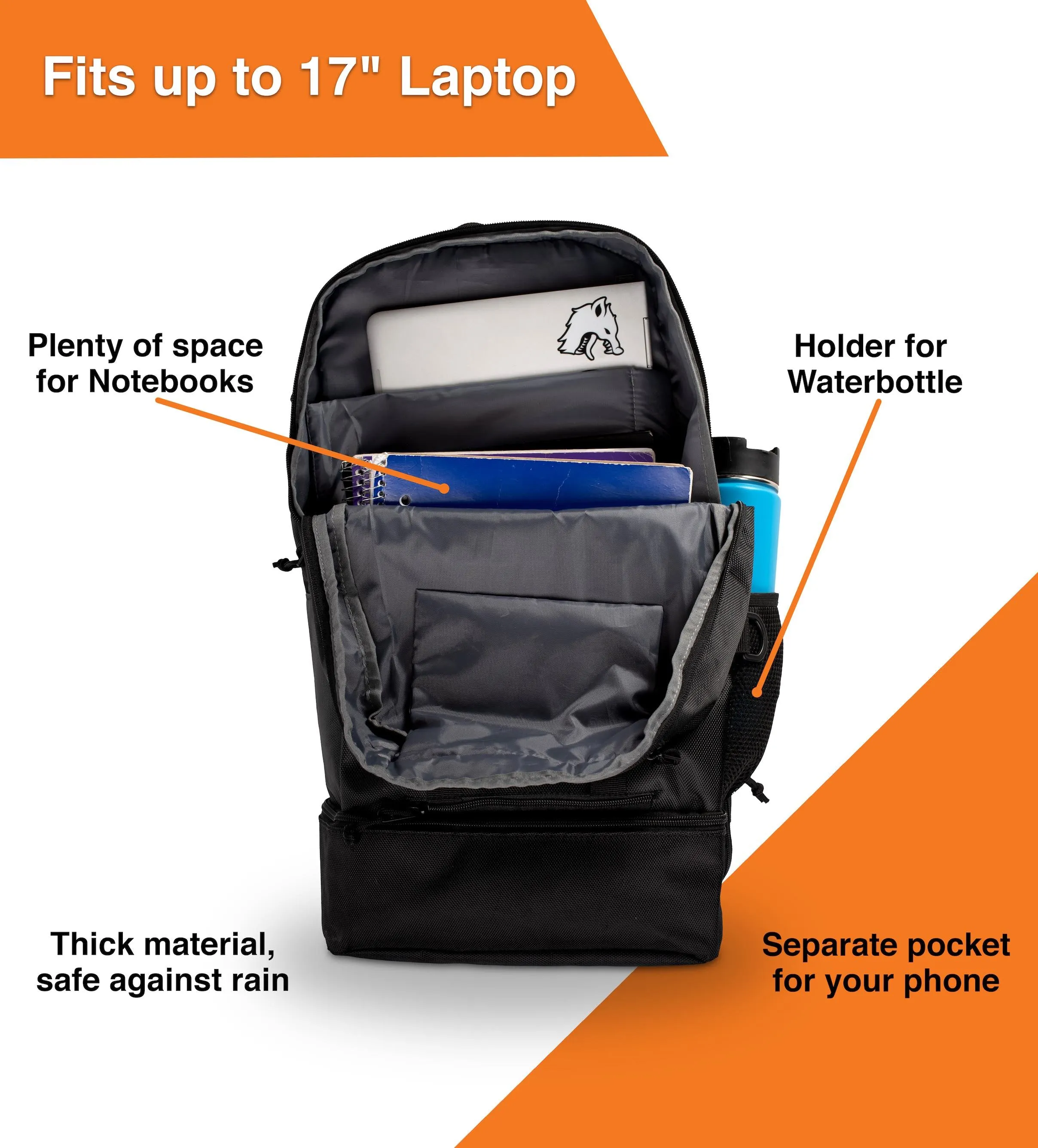 Skateboard Backpack | Board Blazers Backpack - Perfect for Longboards and Electric Skateboards