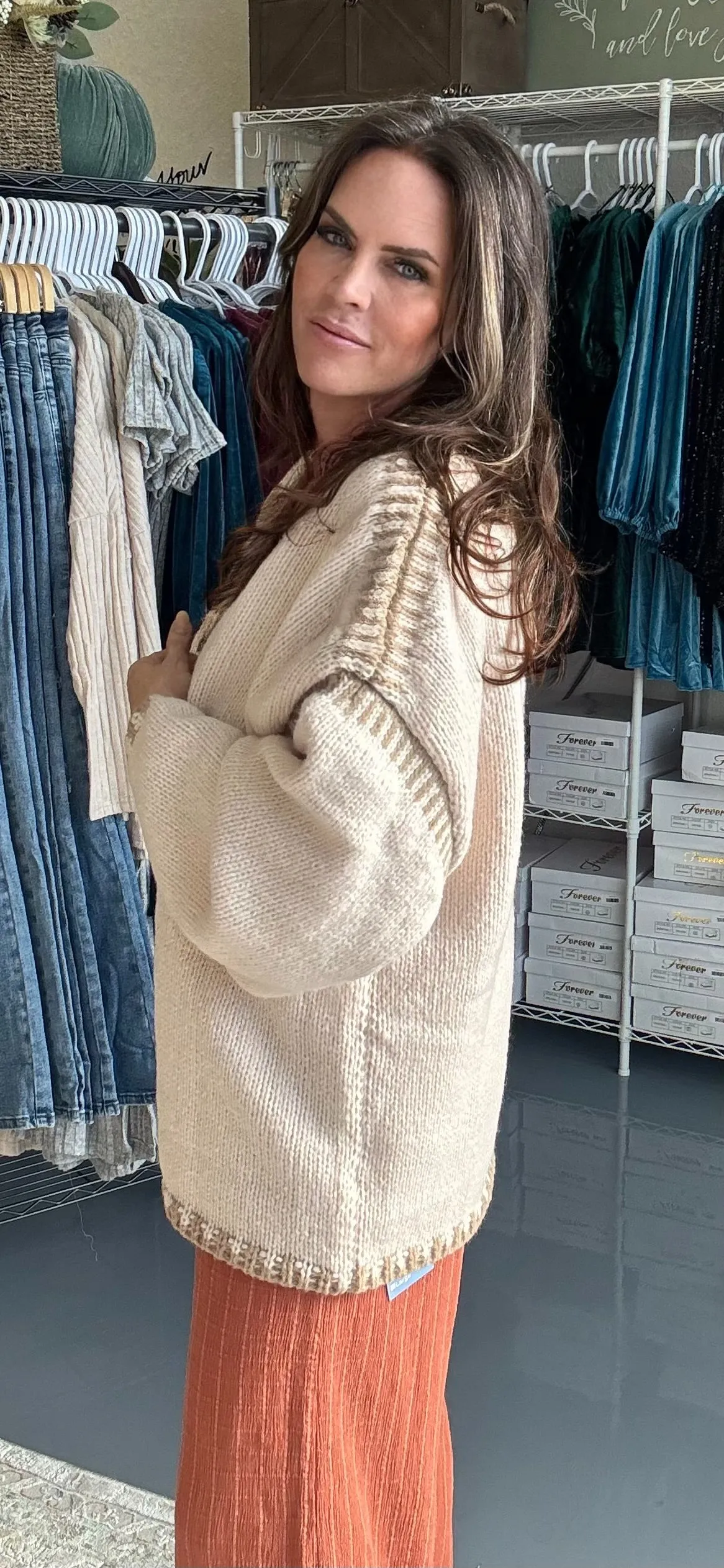 Slouchy Chunky knit Cardigan
