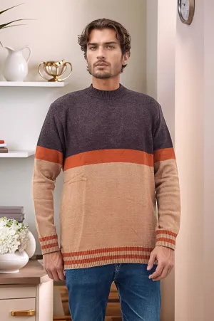 Soft Acrylic Wool Round Neck Sweater