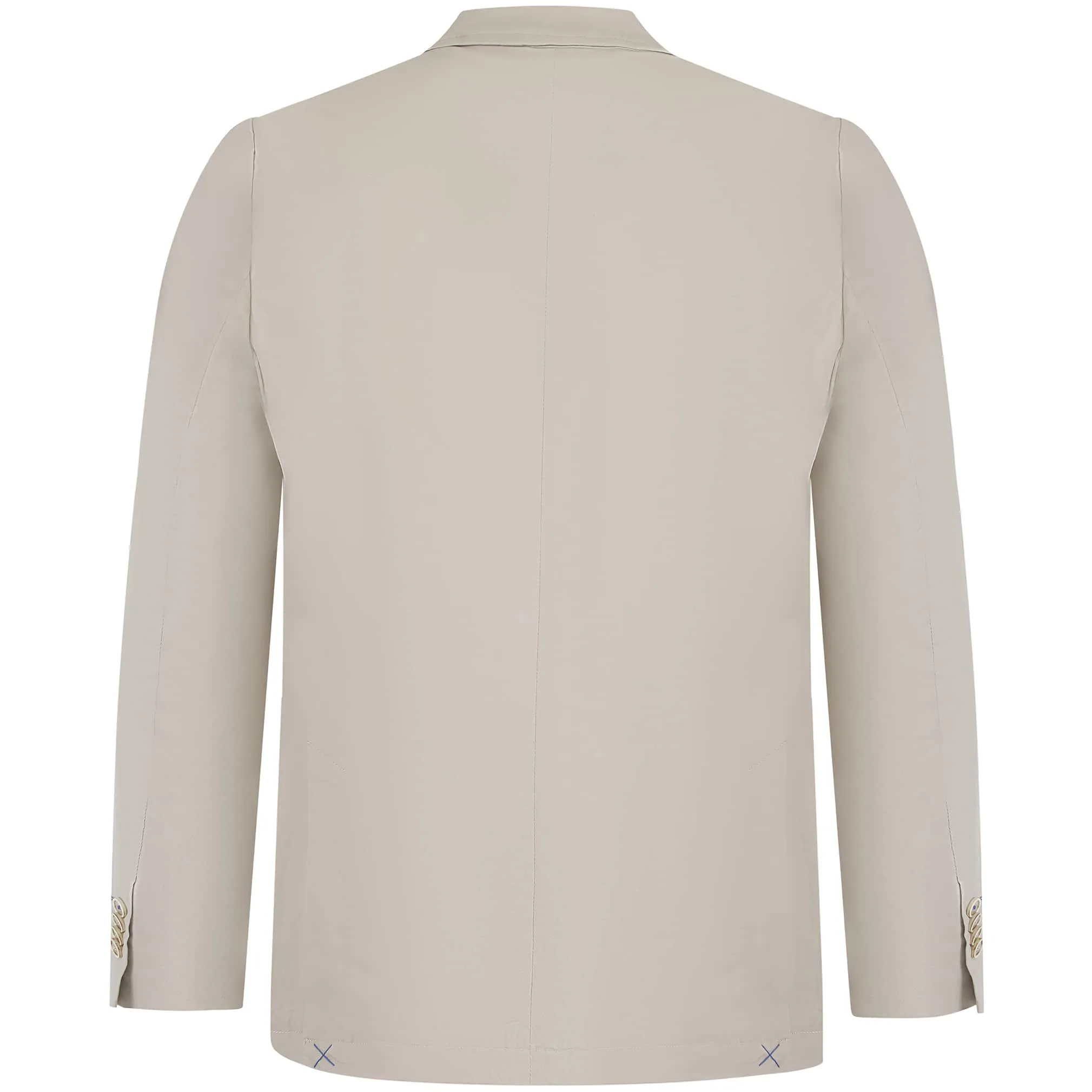 SSEINSE FLORAL LAPEL LINEN FITTED BLAZER