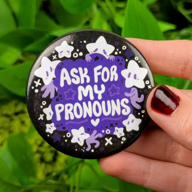 Star Baby Large Pronoun Buttons