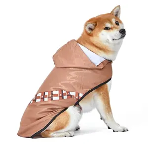 Star Wars for Pets Chewbacca Raincoat - XL Dog Raincoat with Leash Attachment Slit in Chewbacca Design - Extra Large