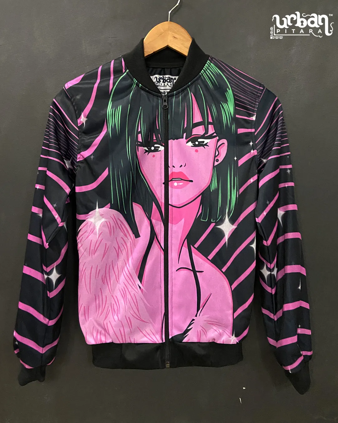 Starry Smile Bomber Jacket