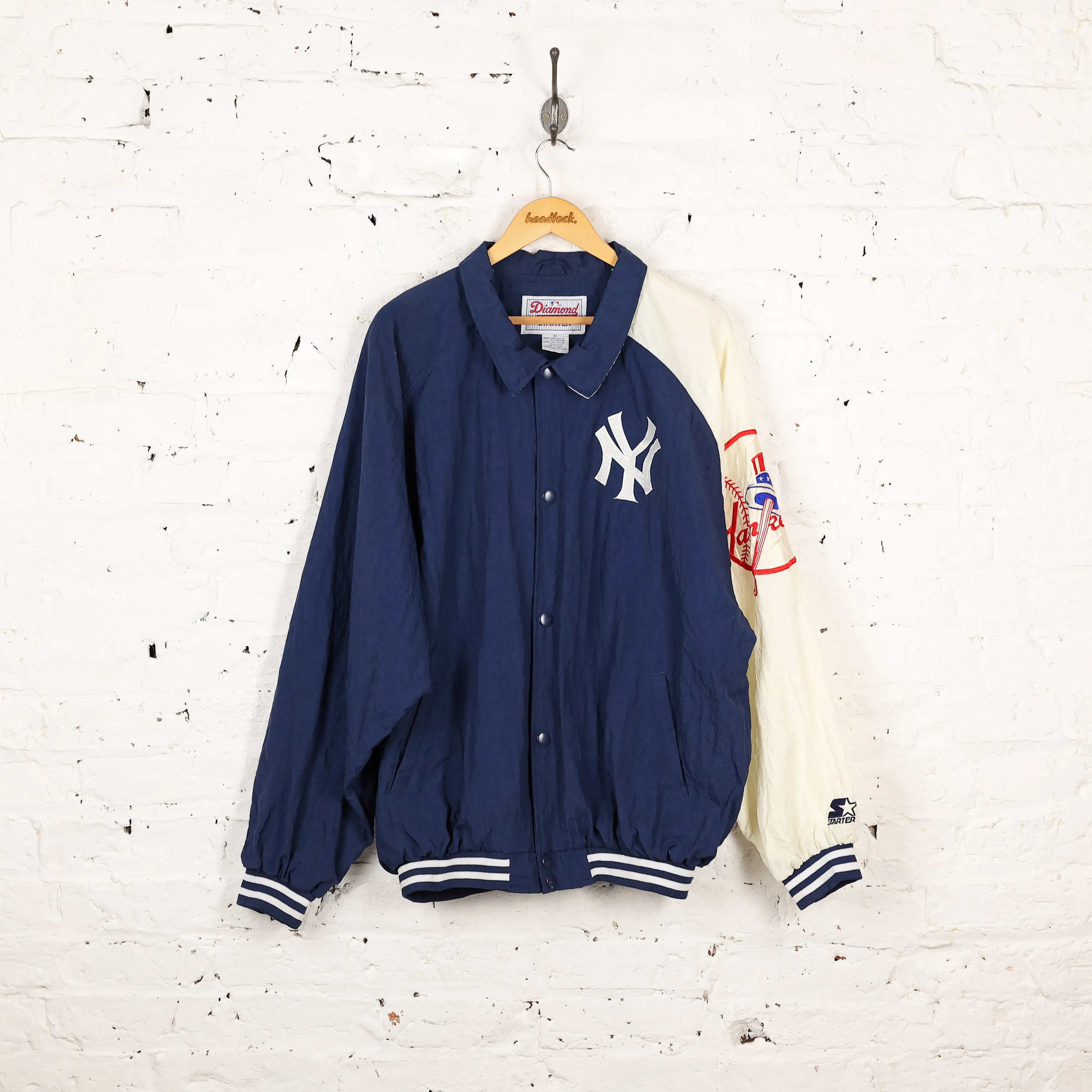 Starter New York Yankees Starter Jacket - Blue - XL