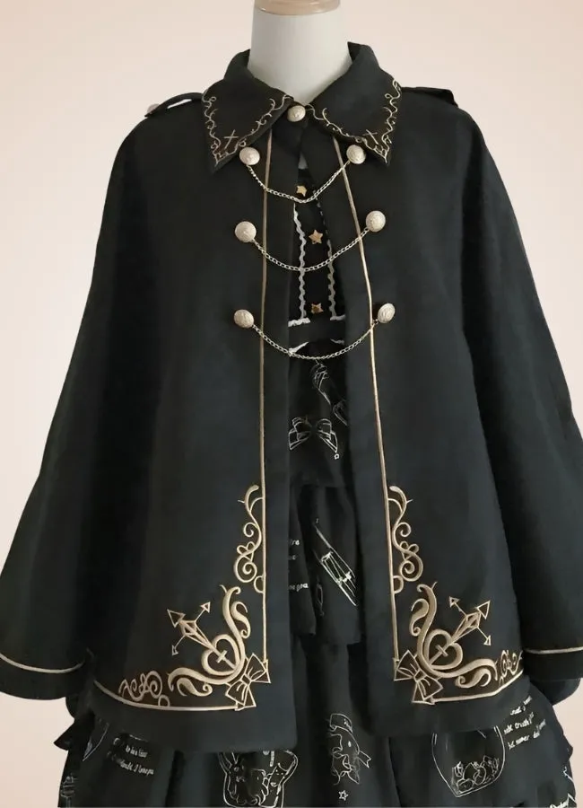 Steampunk Woolen Cloak