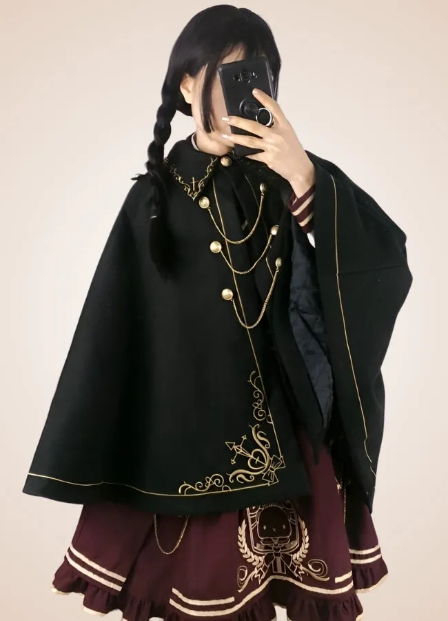 Steampunk Woolen Cloak