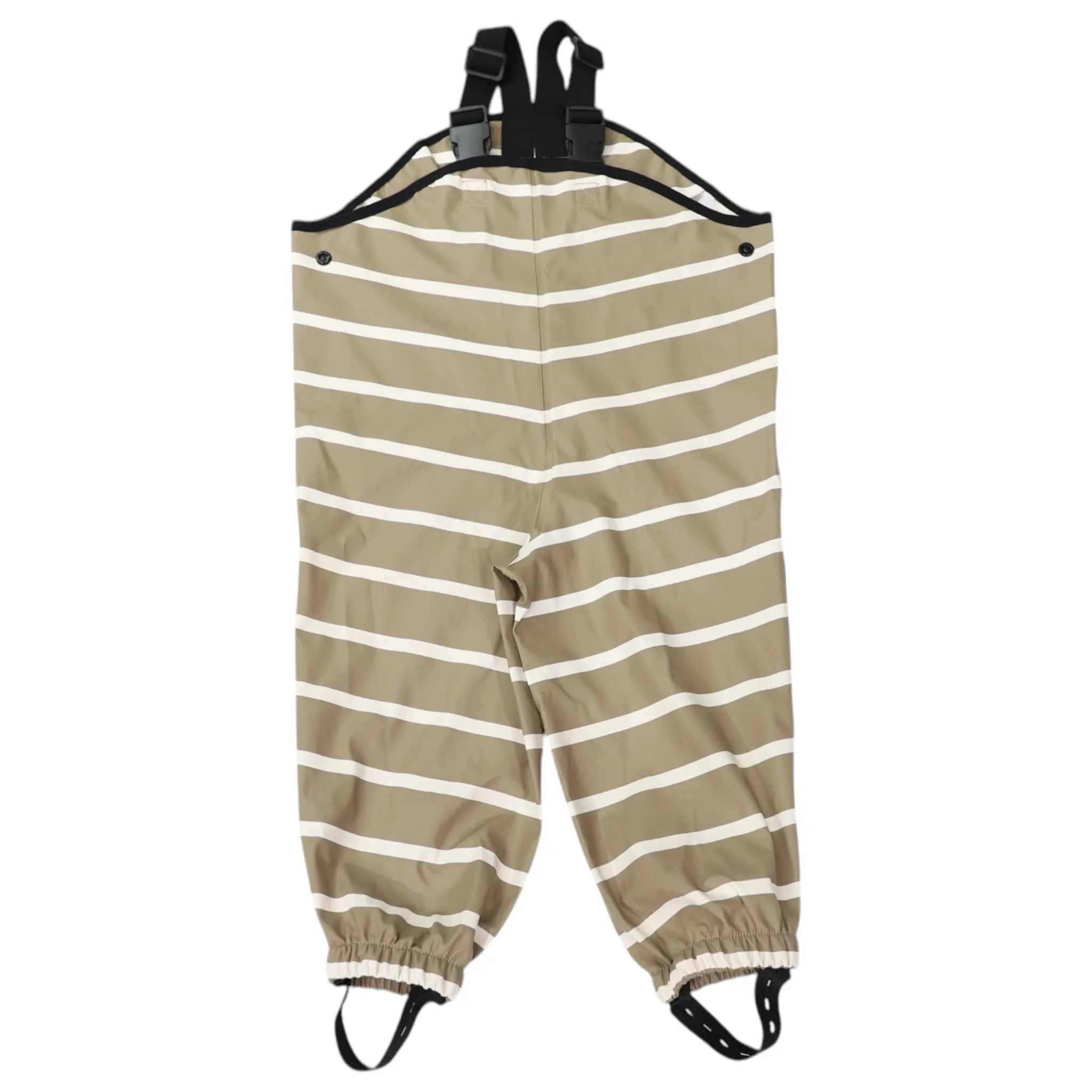 Striped Colour Change Overalls - Chestnut