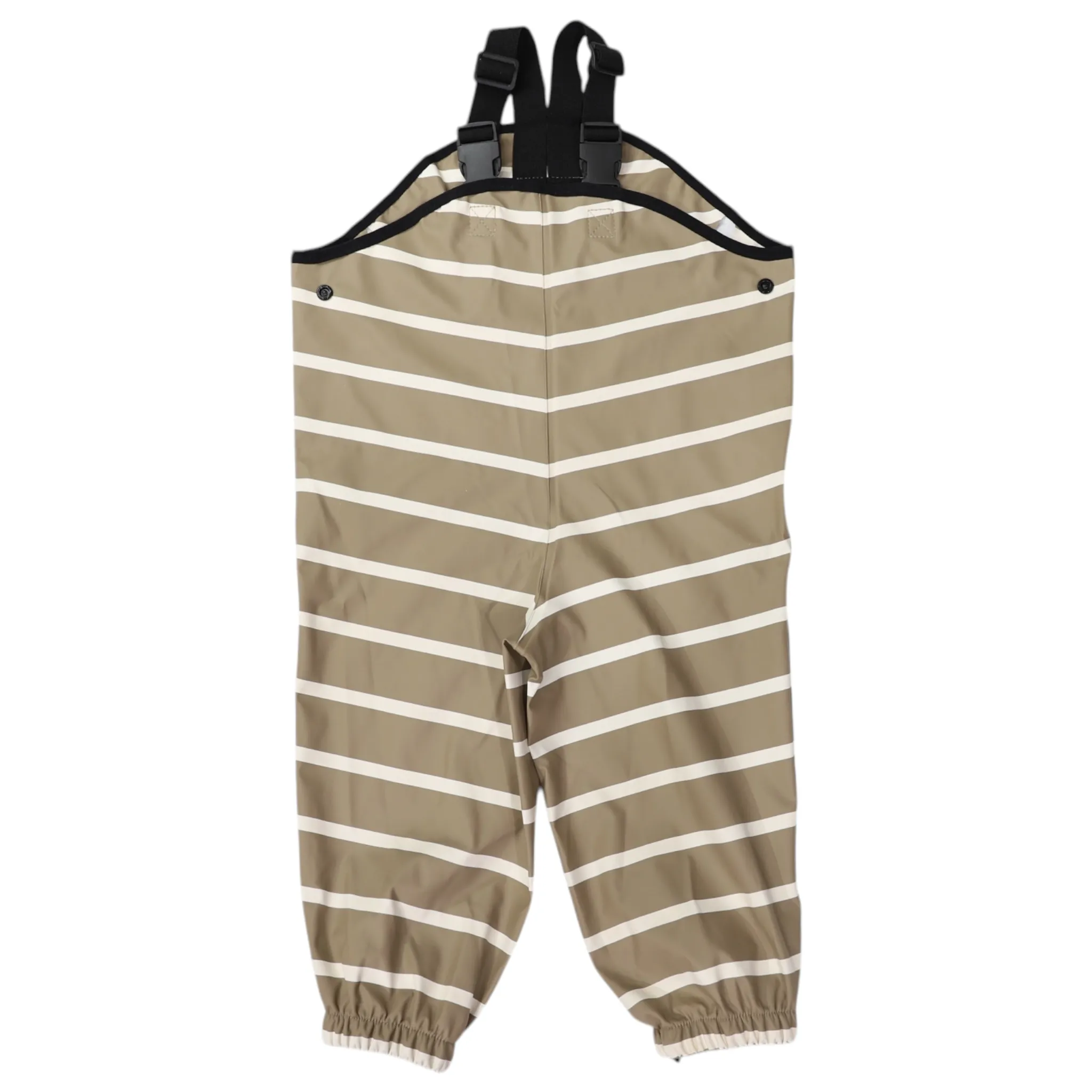Striped Colour Change Overalls - Chestnut