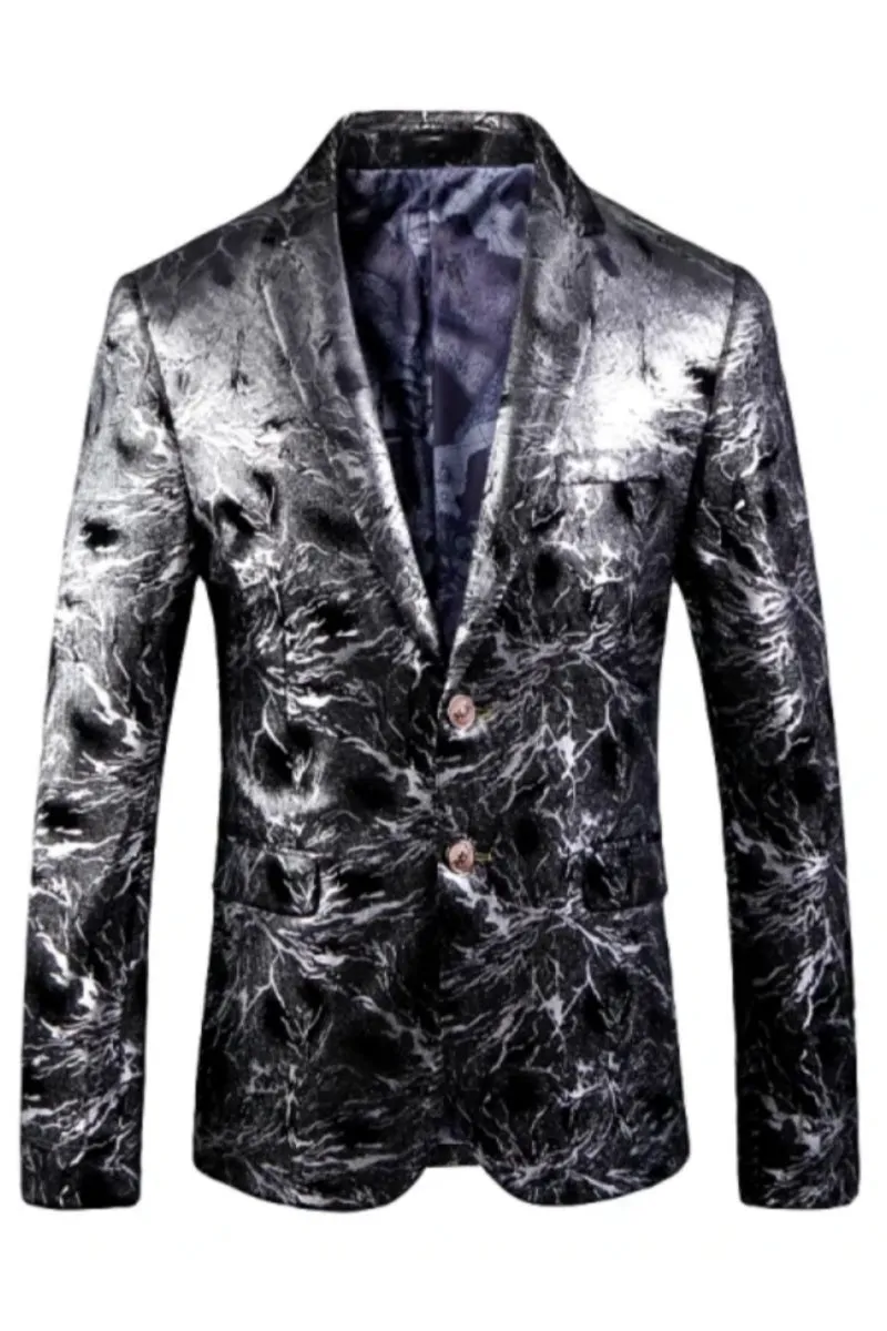 Stylish Sparkly Slim Fit Blazers For Men