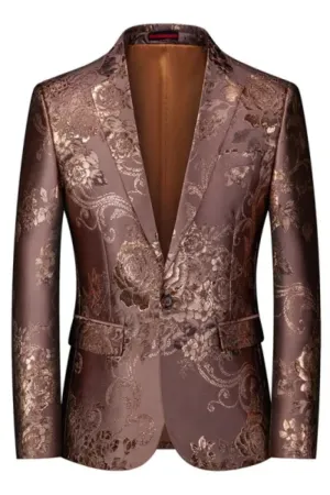 Stylish Trend Printed Blazers For Men