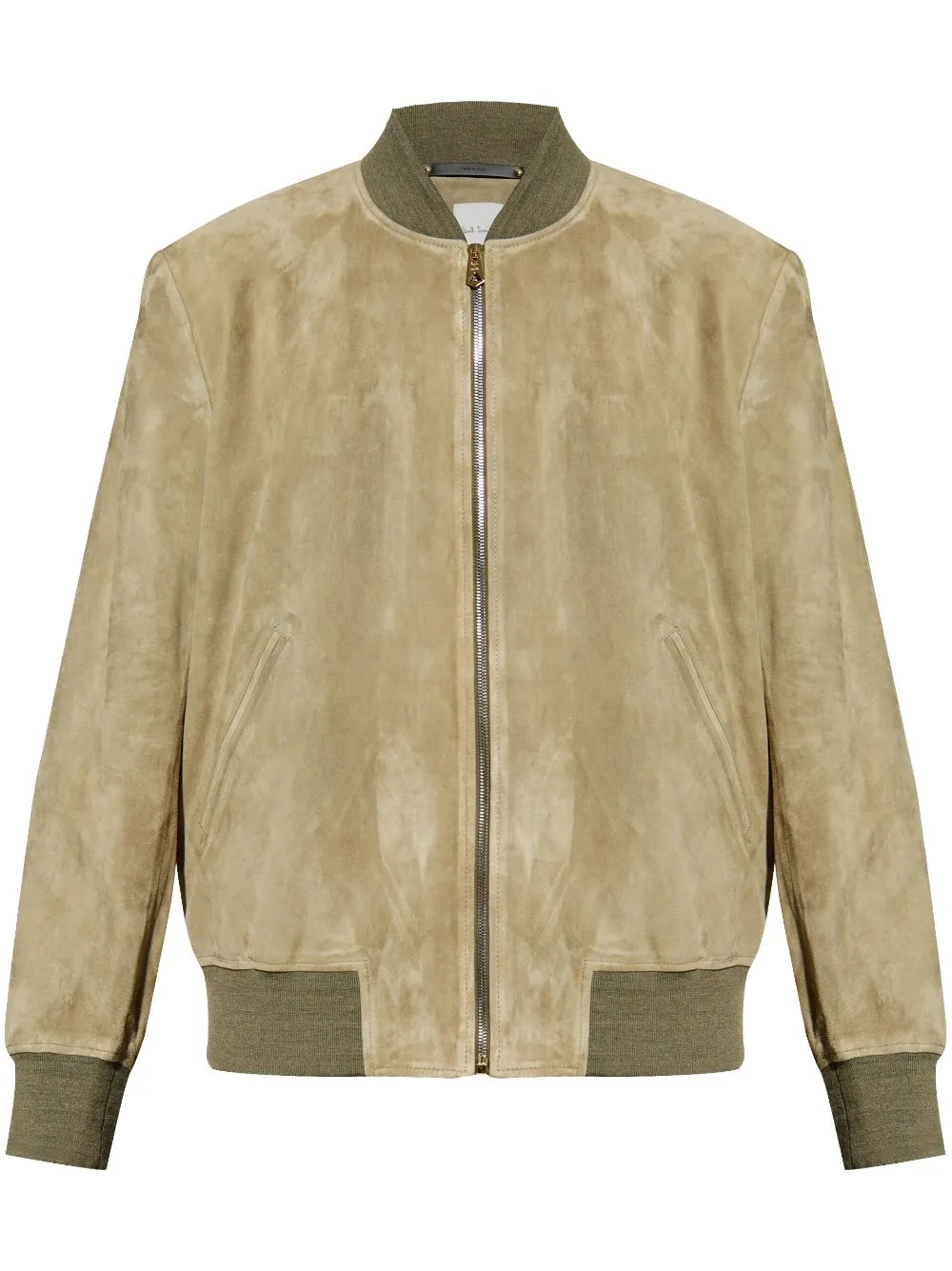 Suede bomber jacket