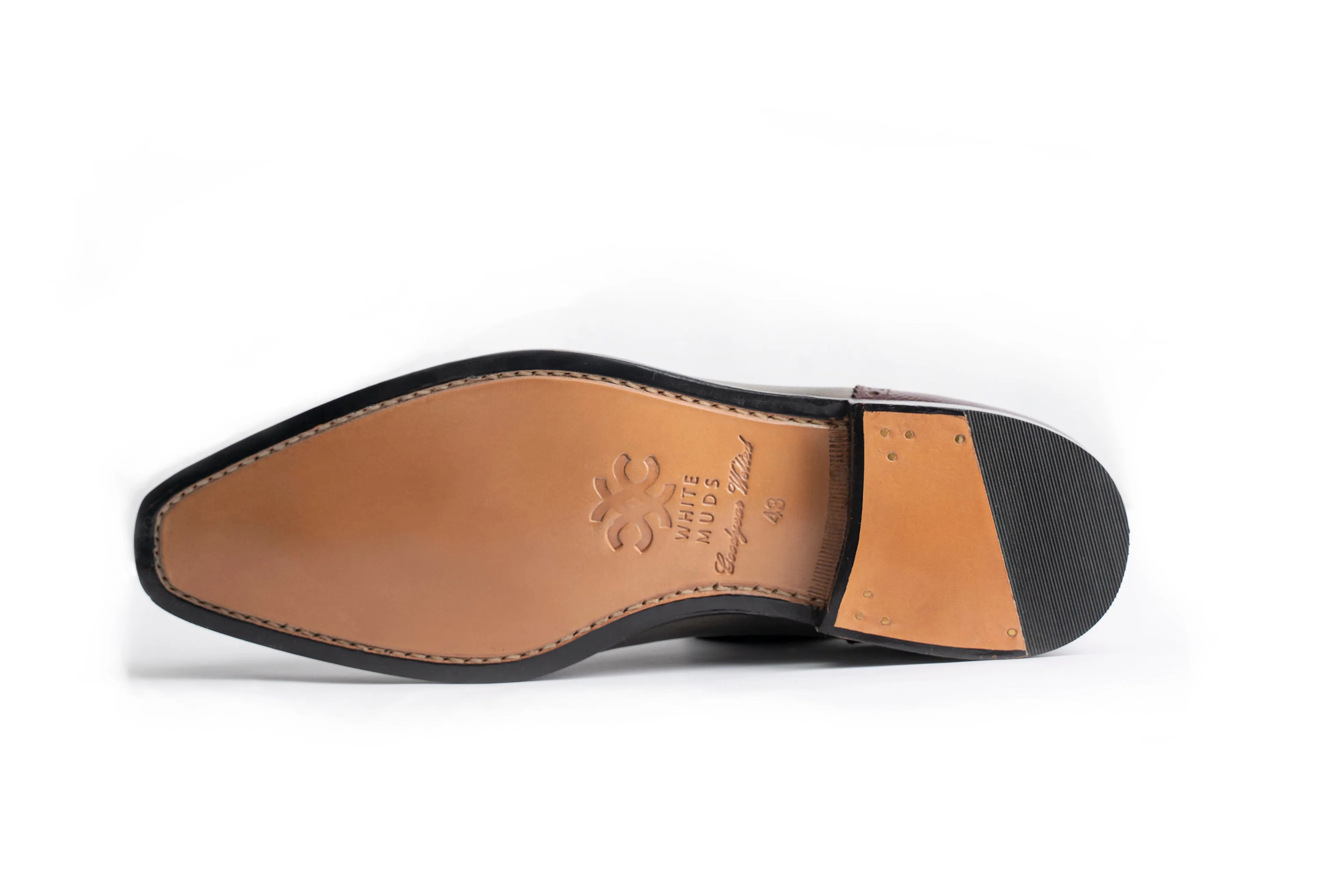 Tallin Burnt Brown Triple Monk Shoes