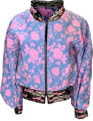 Tapestry Jacquard Bomber Jacket