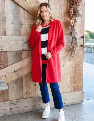 Tasmin Coat - Poppy