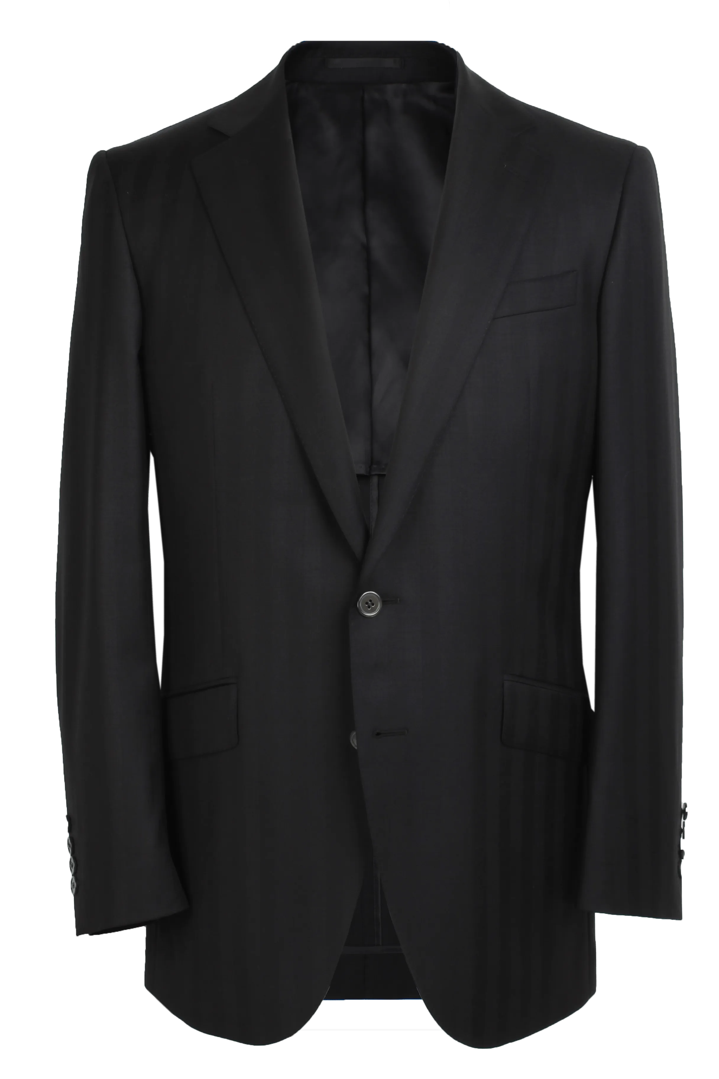The Byron Jacket - Cavanni Black Herringbone