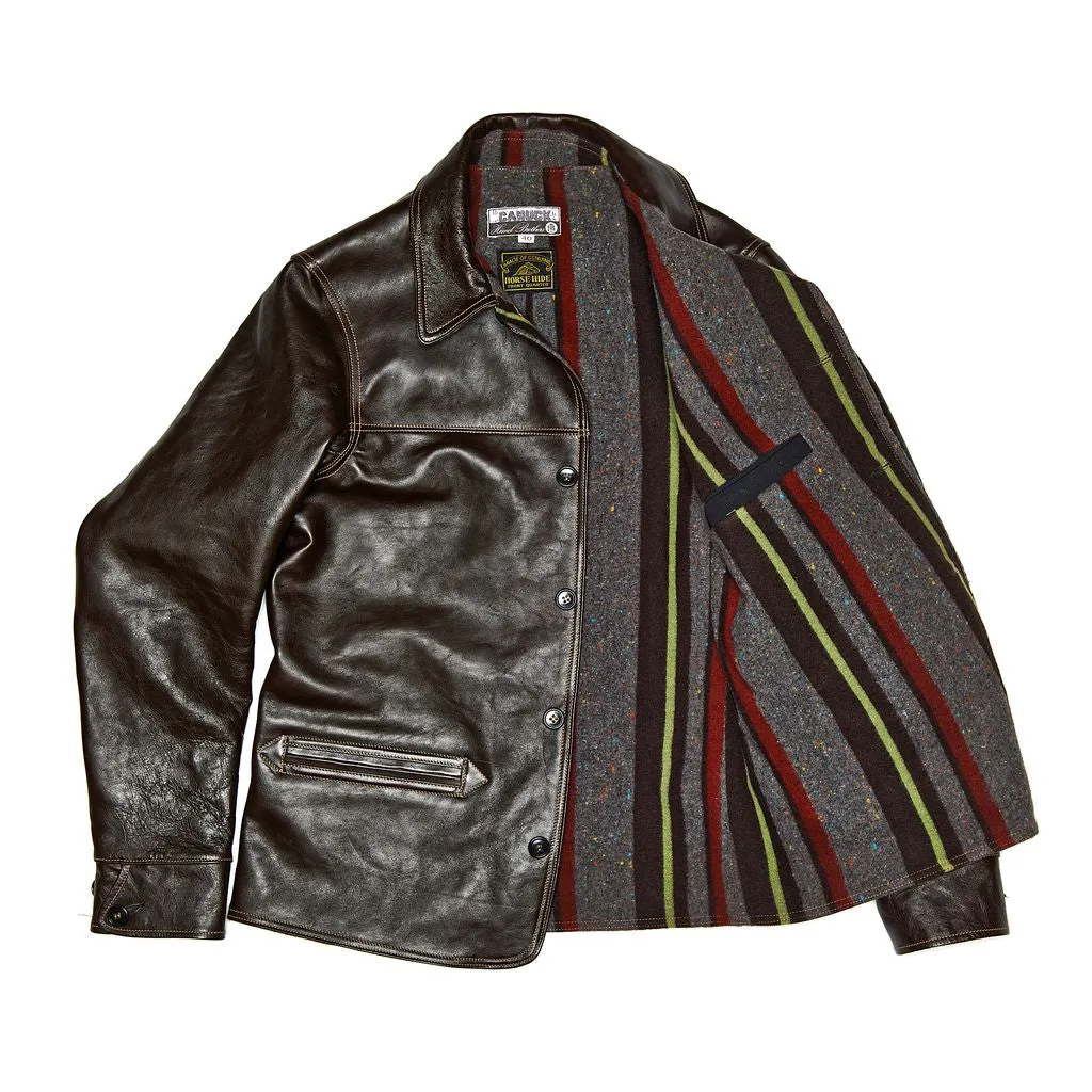 The Canuck - Black Shinki Horsehide Pigment Finish