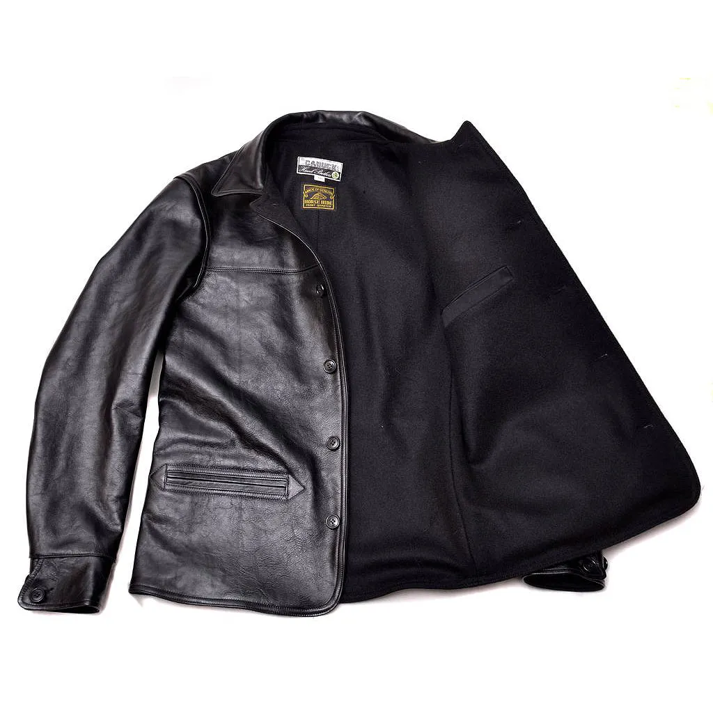 The Canuck - Black Shinki Horsehide Pigment Finish