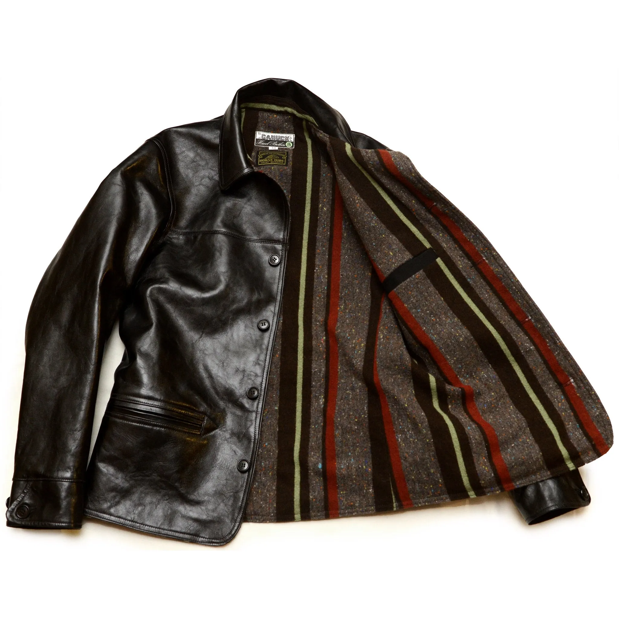 The Canuck - Black Shinki Horsehide Pigment Finish