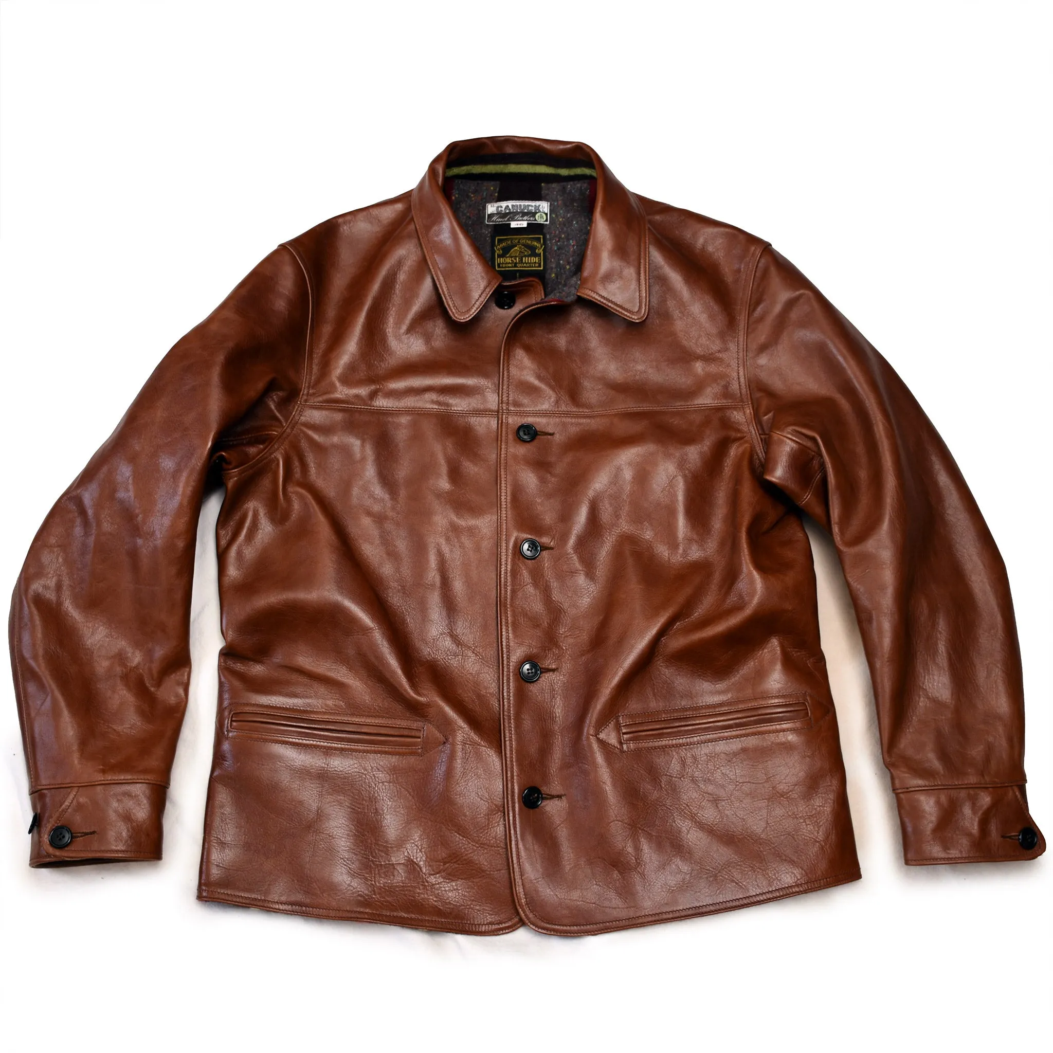 The Canuck - Black Shinki Horsehide Pigment Finish