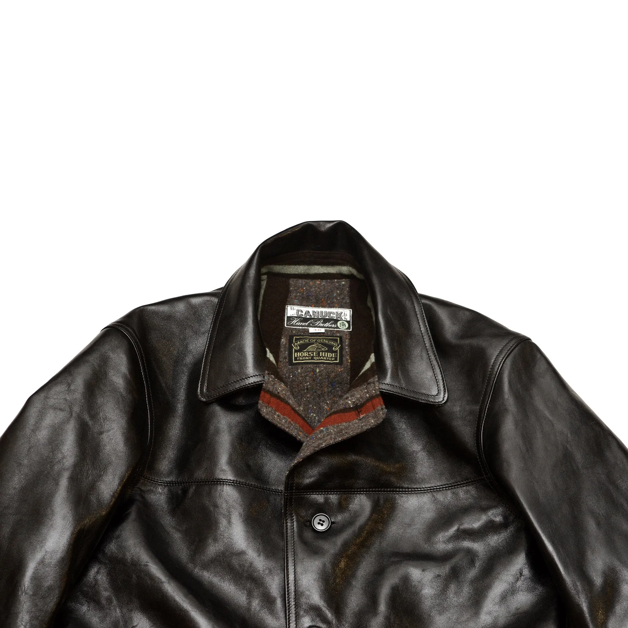 The Canuck - Black Shinki Horsehide Pigment Finish
