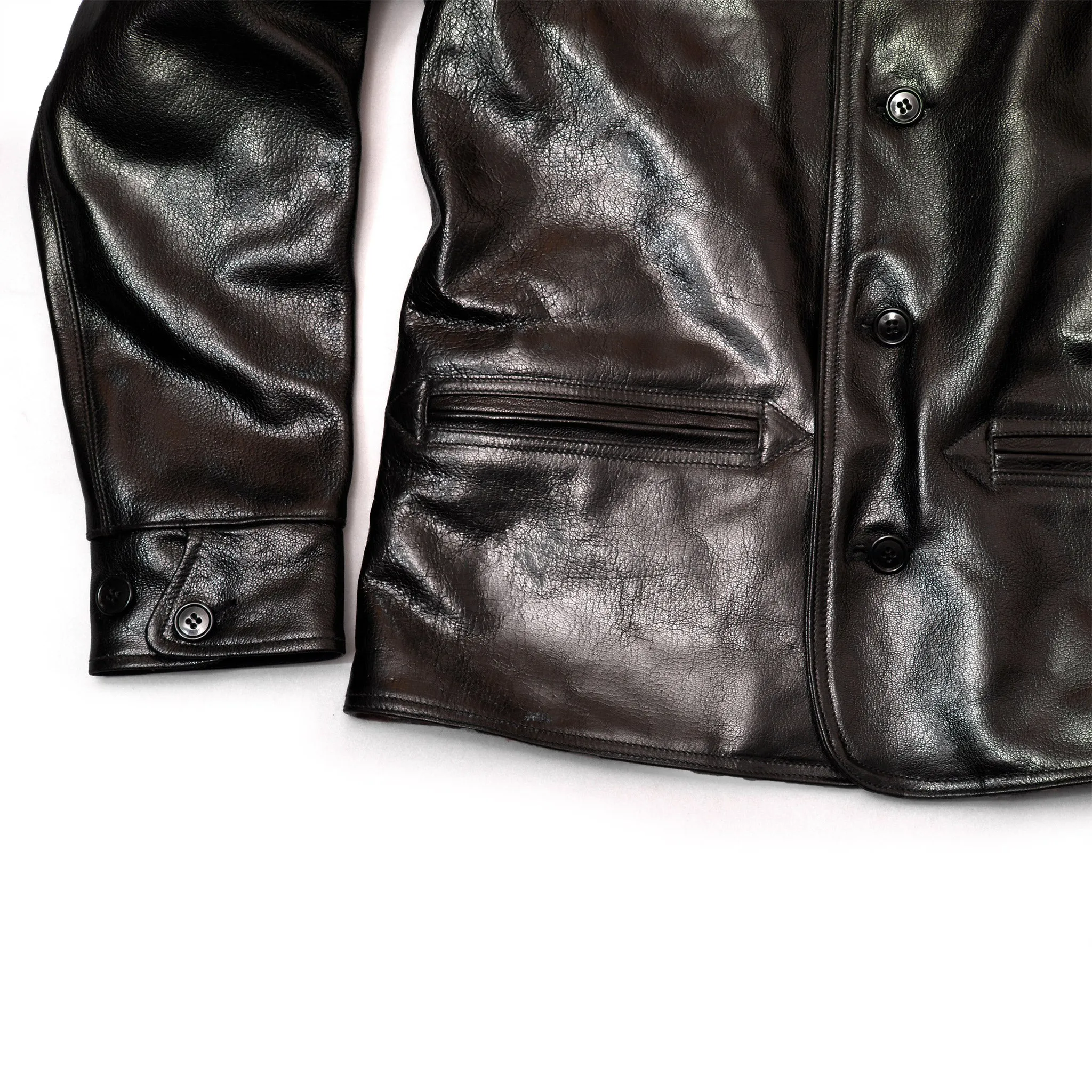The Canuck - Black Shinki Horsehide Pigment Finish