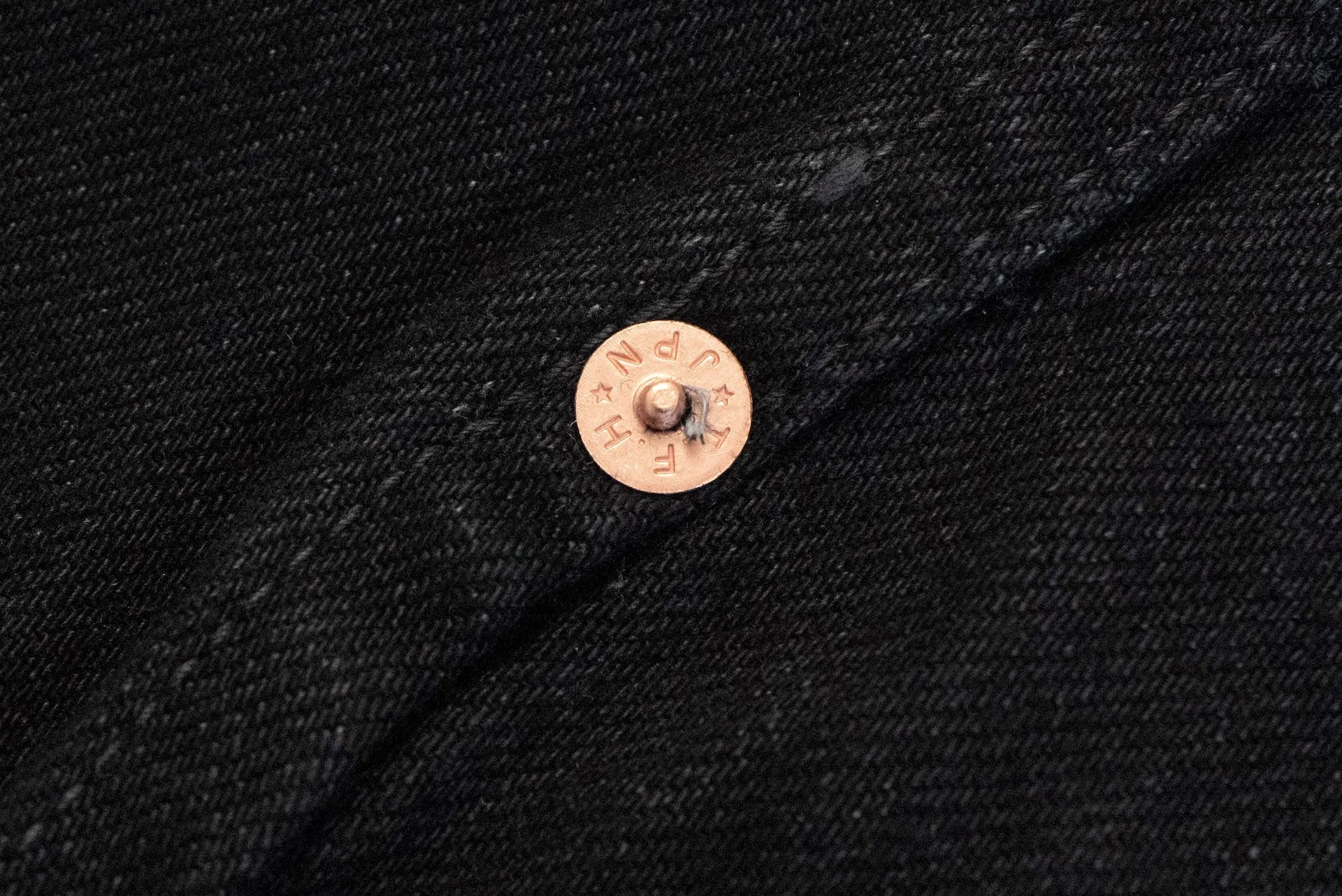 The Flat Head 14.5oz 50s Type 2 Denim Jacket (Black)