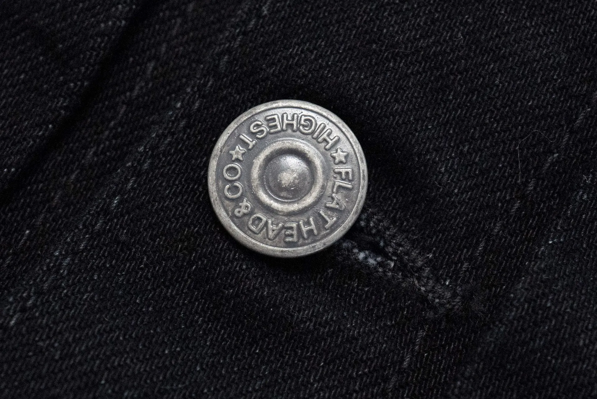 The Flat Head 14.5oz 50s Type 2 Denim Jacket (Black)