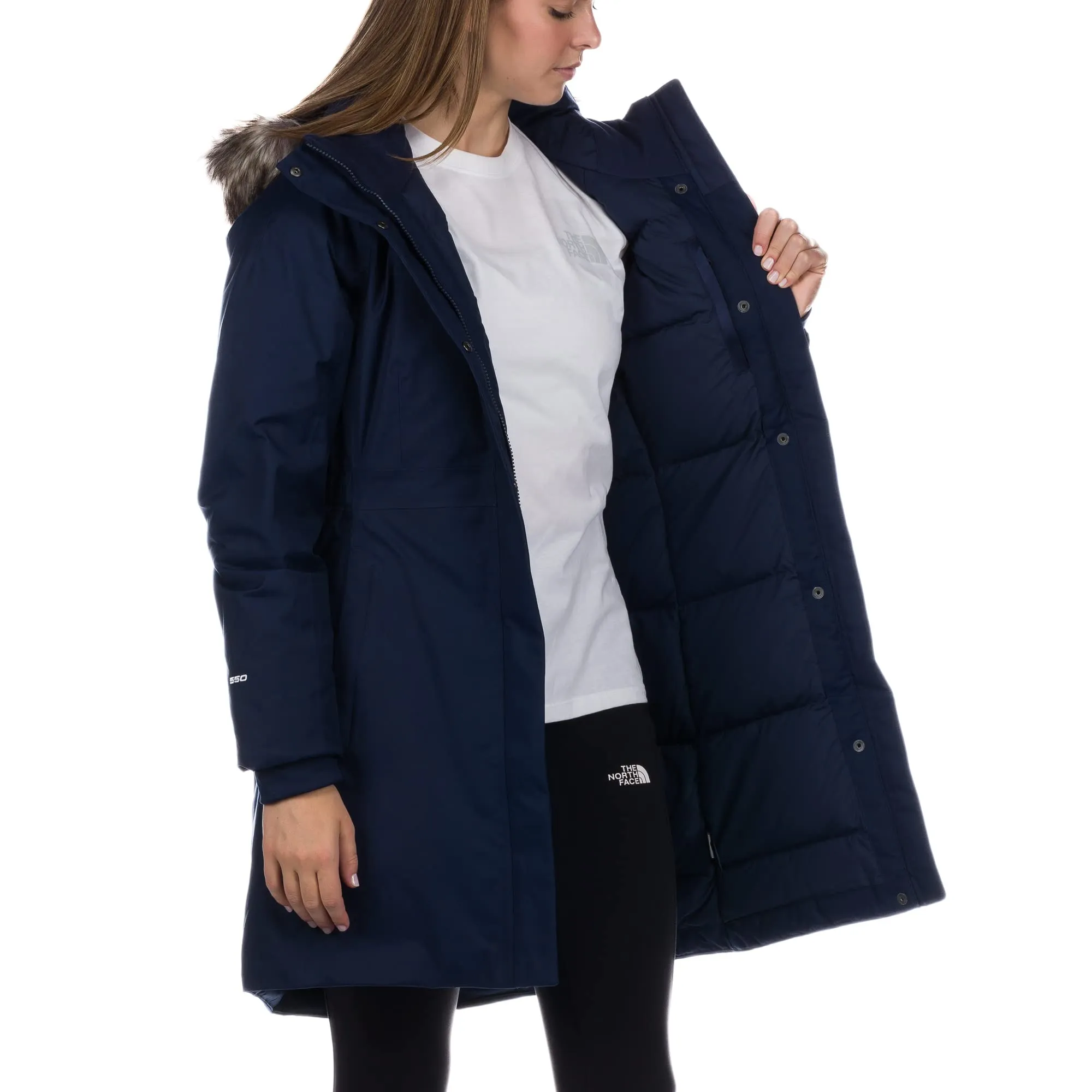 THE NORTH FACE Women’s Jump Down Parka, Summit Navy, XX-Large