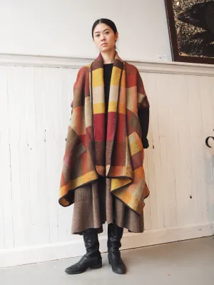 thistle hill wool and cotton herringbone flannel cocoon wrap