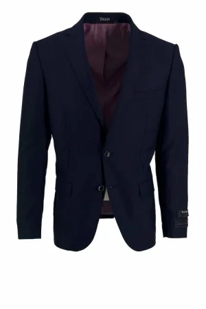 Tiglio Luxe New Blue Porto Slim Fit Pure Wool Blazer TIG1036