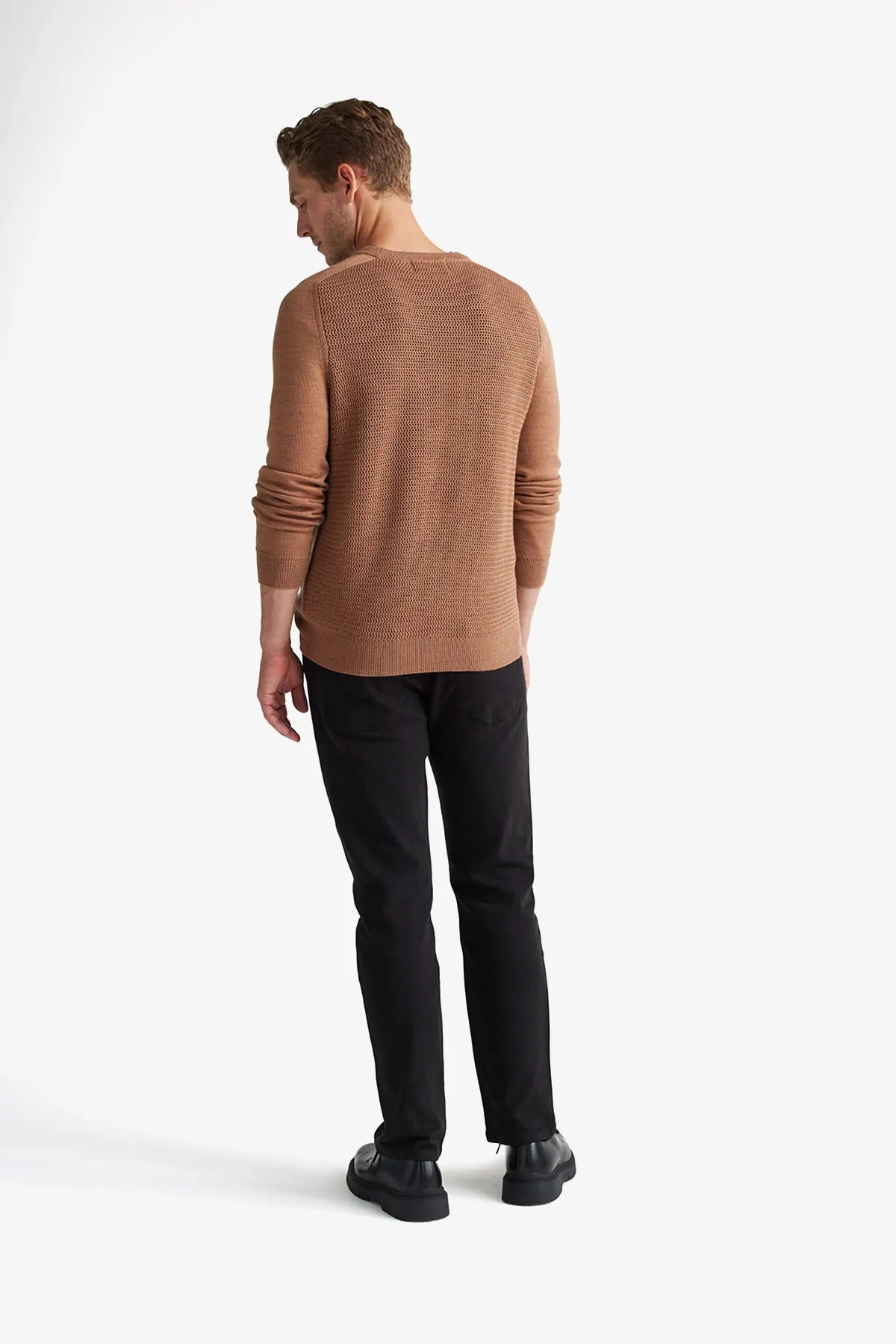 Toorallie | Hotham Textured Stitch Crew Knit