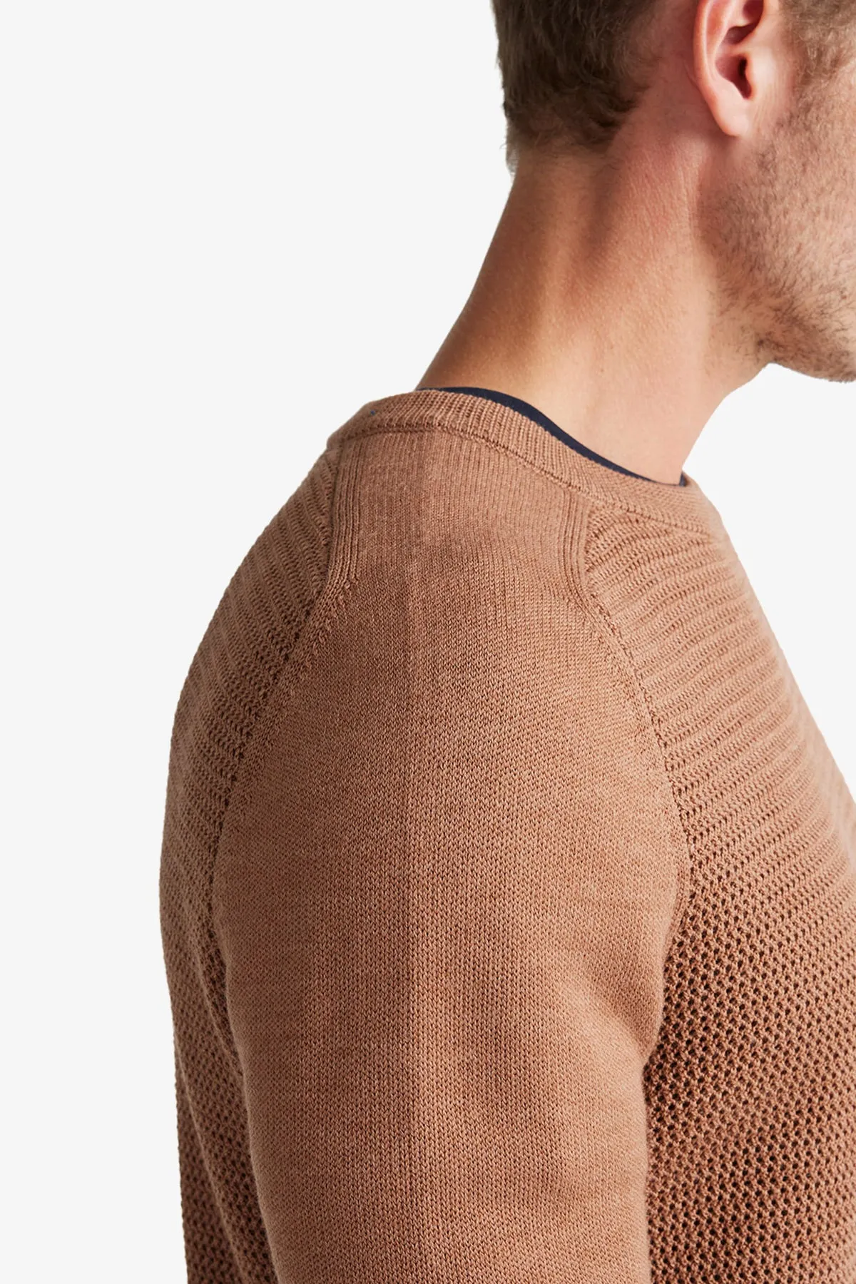 Toorallie | Hotham Textured Stitch Crew Knit