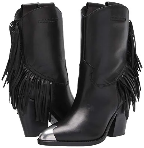 UGG womens Classic Solene Tall Fashion Boot, Black, 9 US