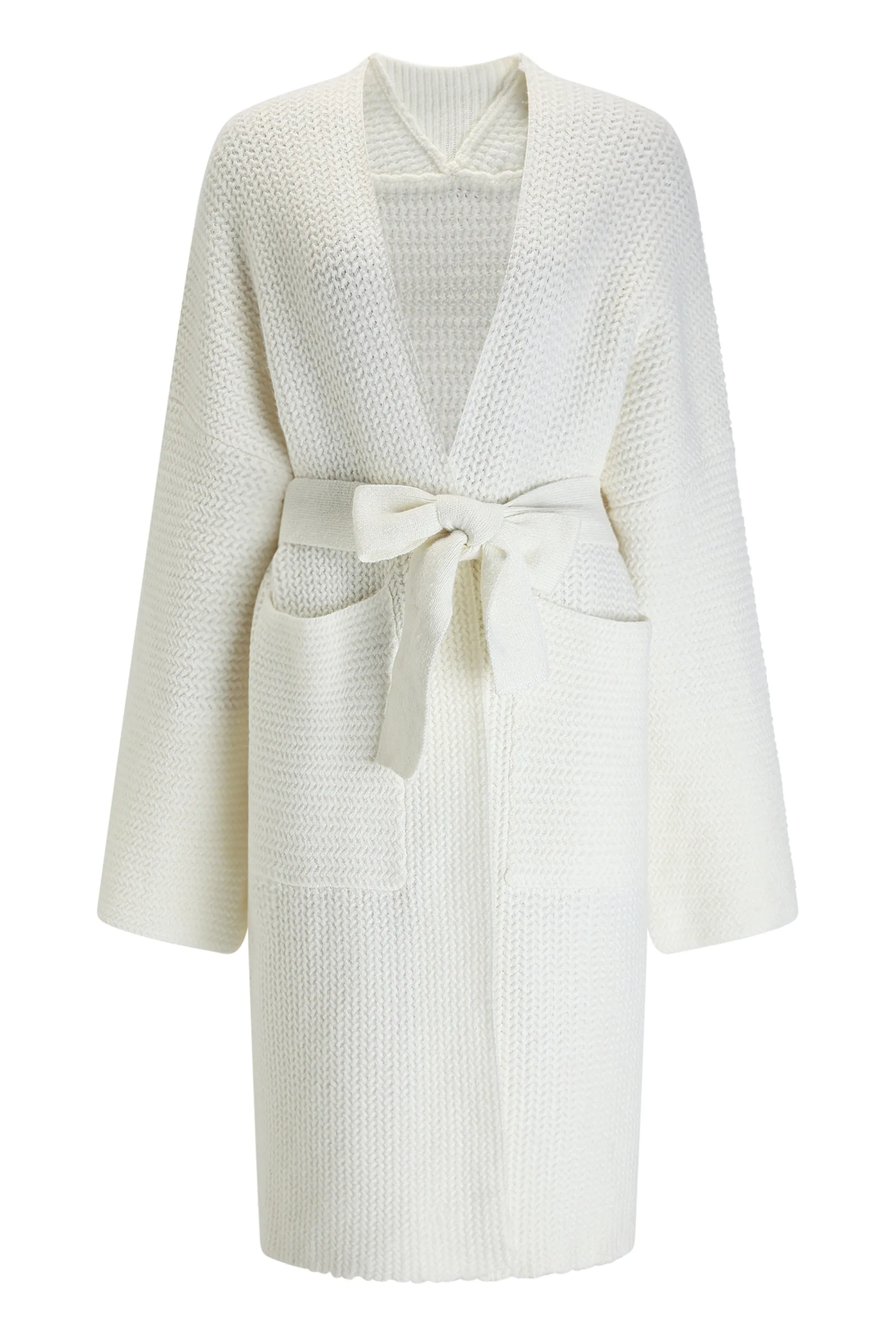 Upscale Wool Blend Knit Cardigan
