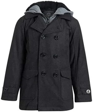 Urban Republic Boys' Hooded Peacoat