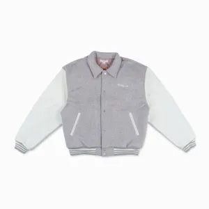 Varsity Jacket - Pale Grey