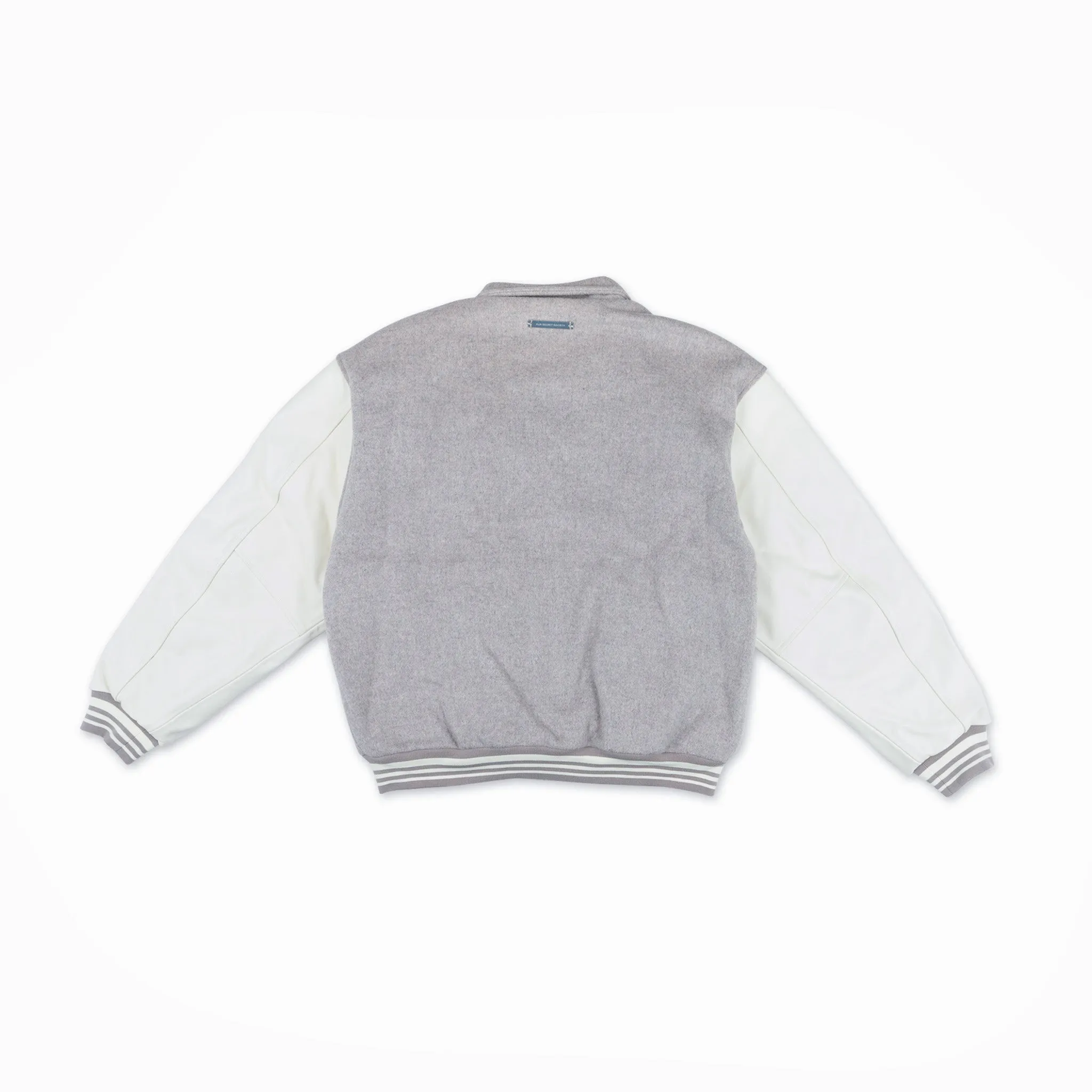Varsity Jacket - Pale Grey