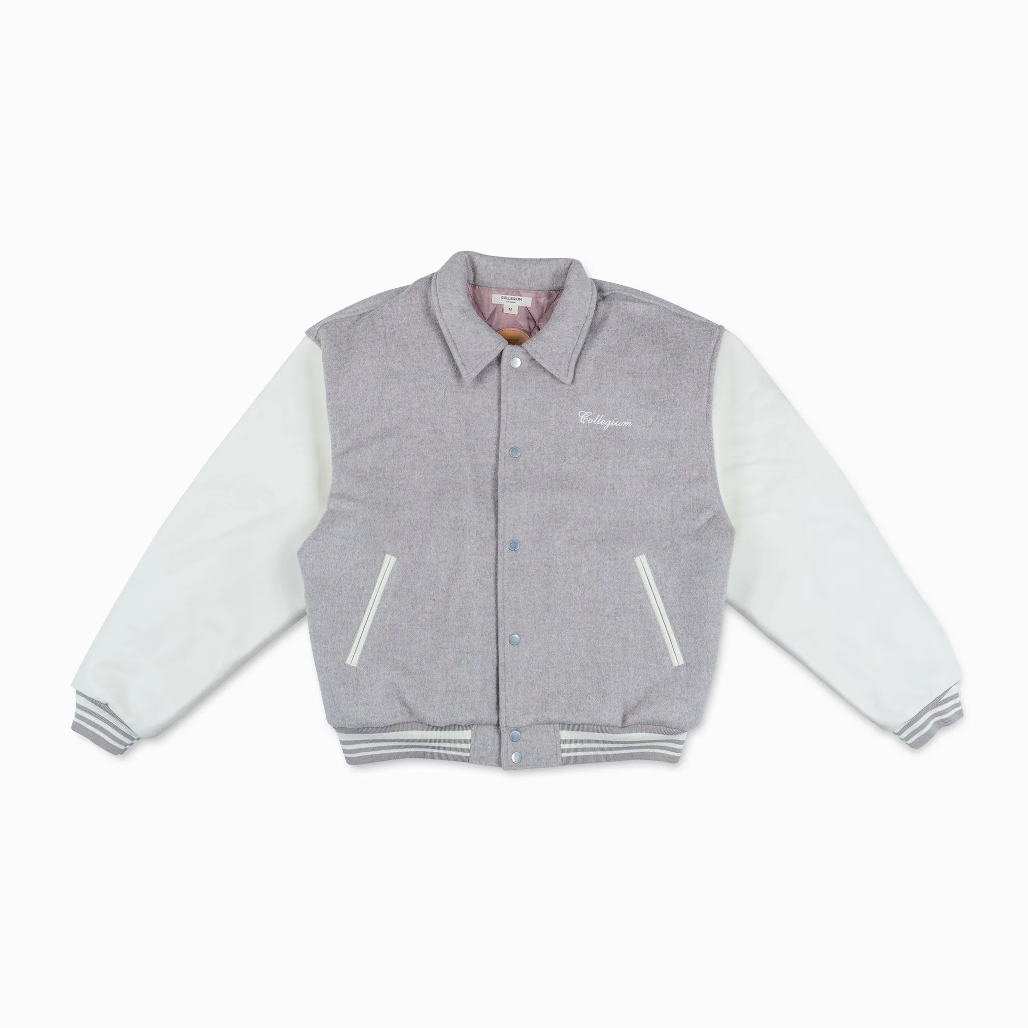 Varsity Jacket - Pale Grey