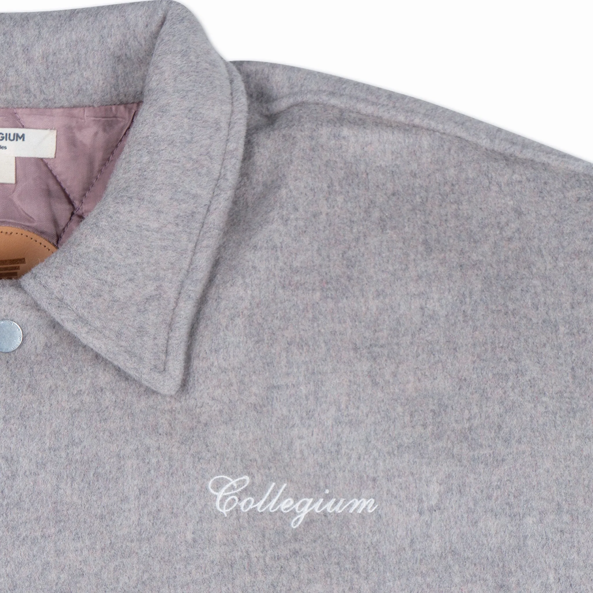 Varsity Jacket - Pale Grey