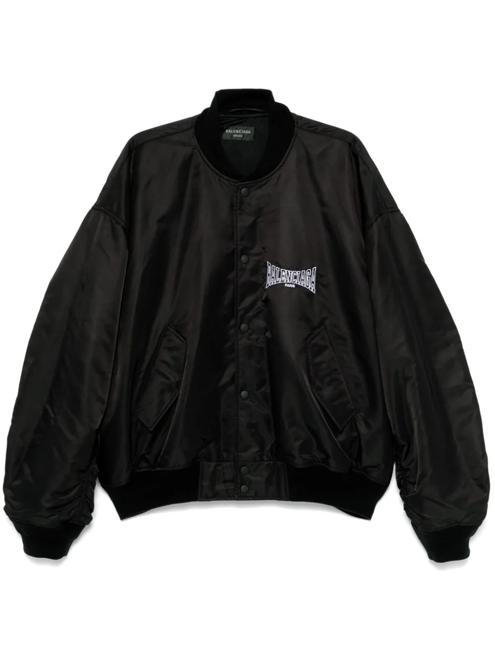 Varsity nylon bomber jacket