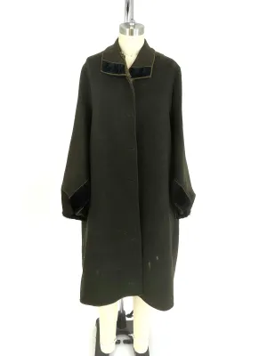 Victorian Wool Cape Coat