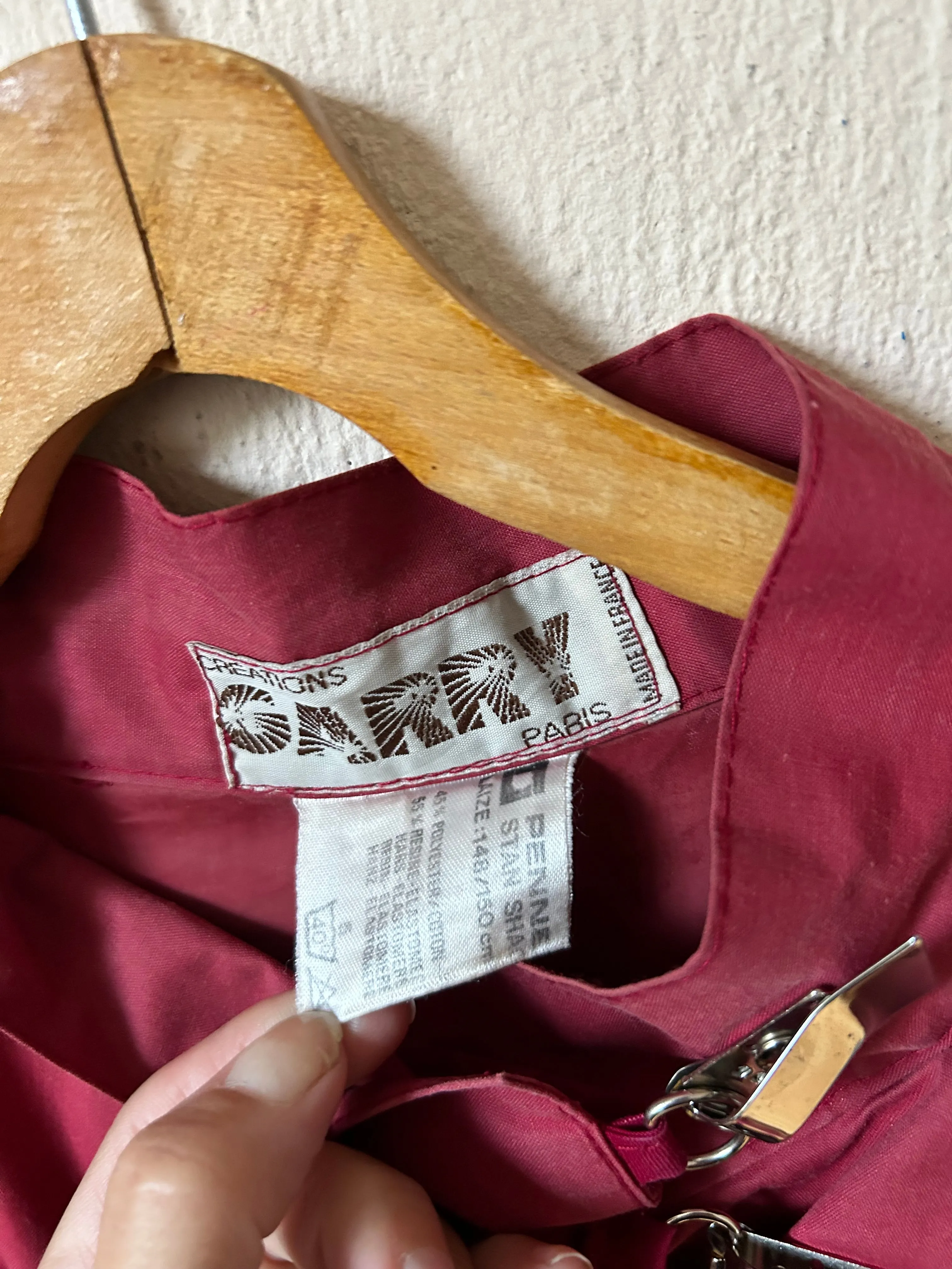 Vintage cape raincoat
