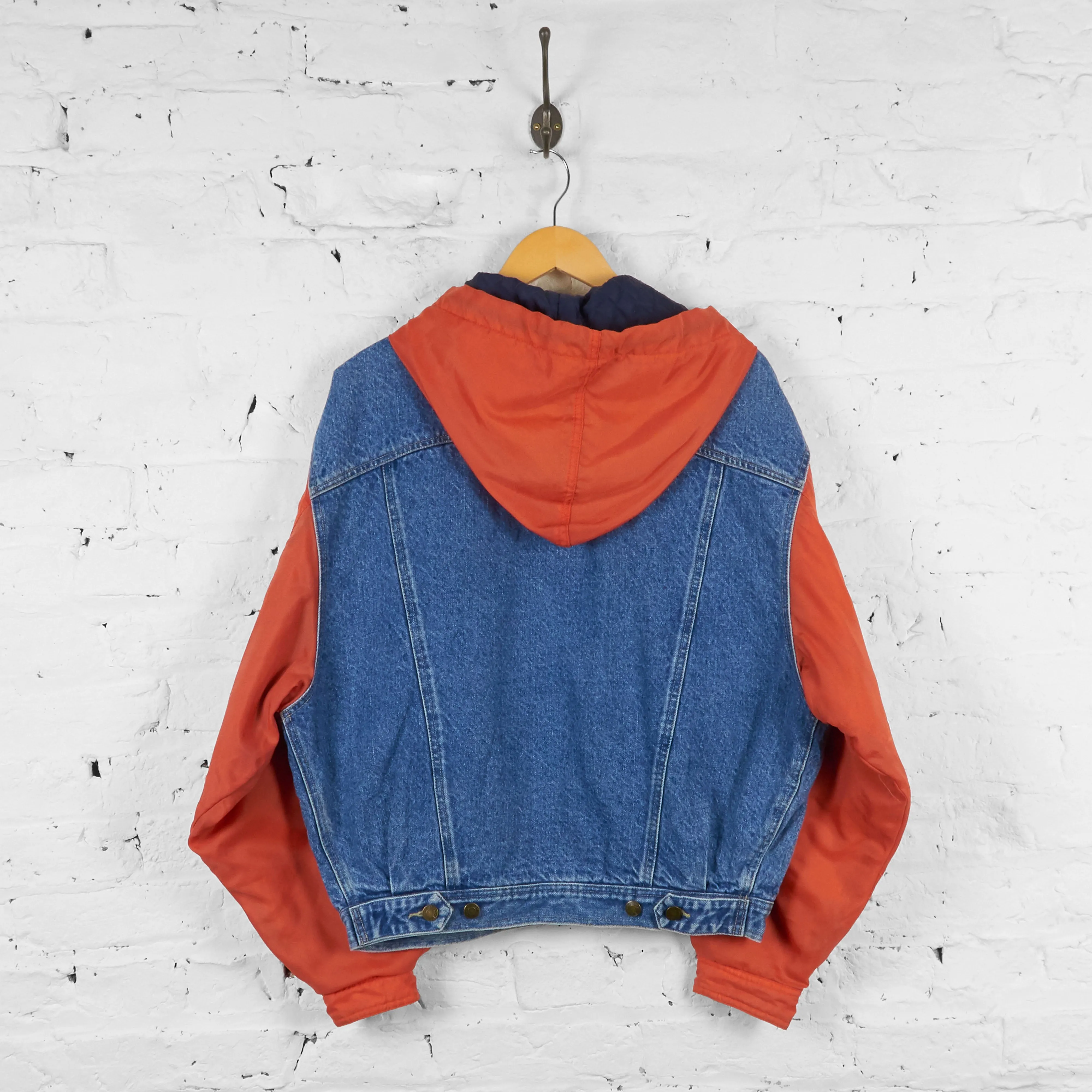 Vintage Gap Denim Jacket - Blue/Orange - M