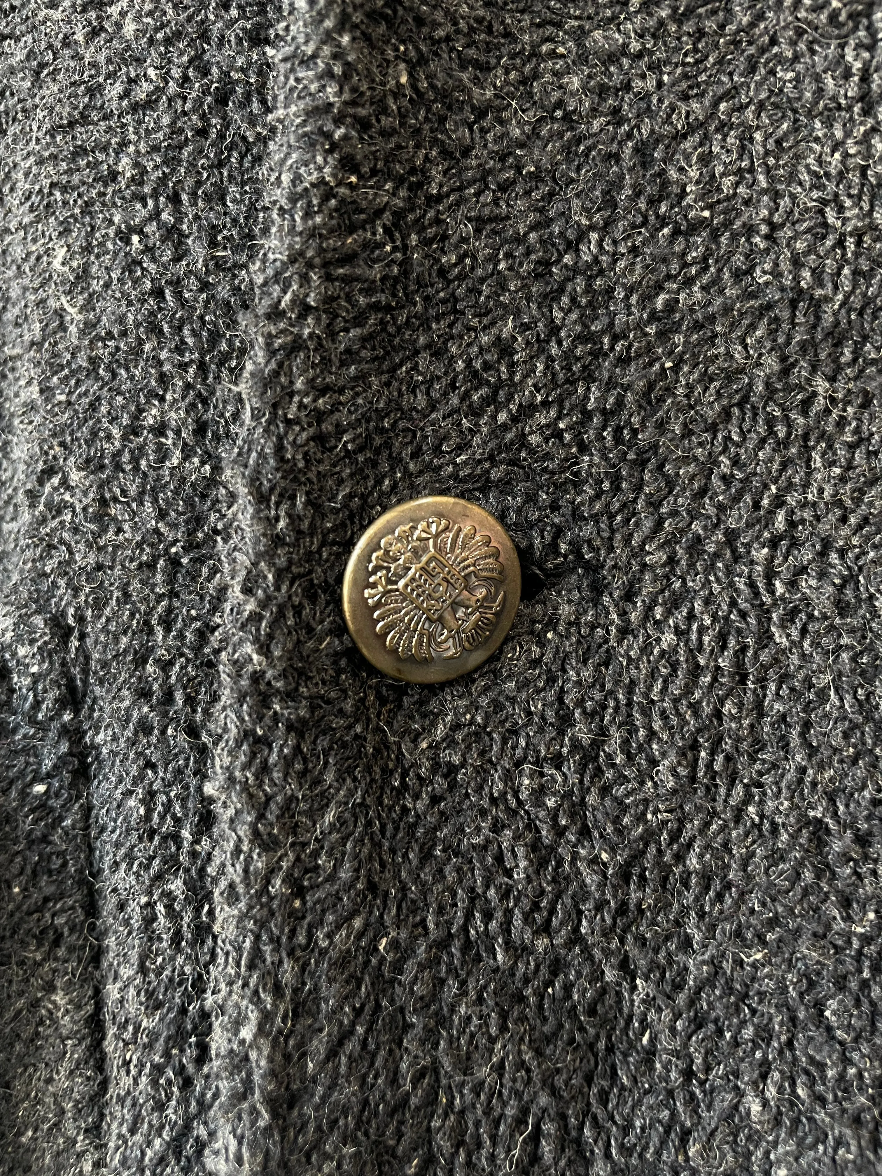 Vintage Matsuda Charcoal Gray Terrycloth Blazer