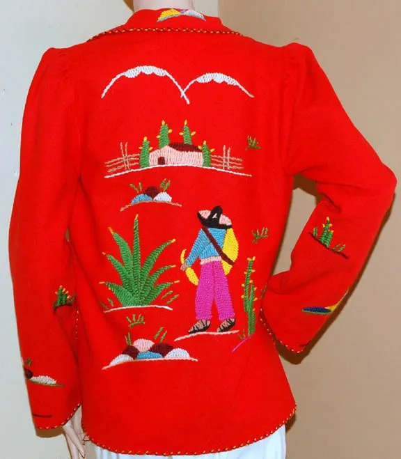 Vintage Red Tourist Jacket