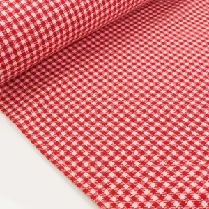 Vintage Wool blend suiting -  Red, white