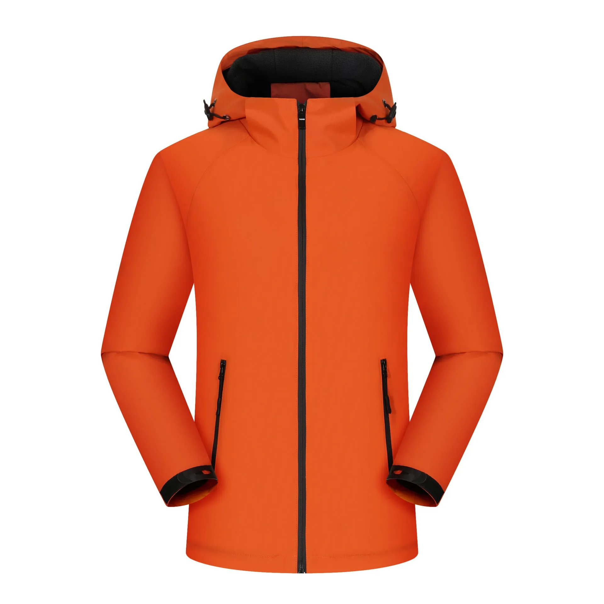 wholesale custom male polyester fleece soft shell patchwork jacket long sleeve full zipper wind proof sustainable men's jackets