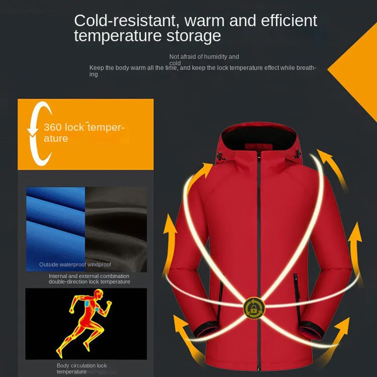 wholesale custom male polyester fleece soft shell patchwork jacket long sleeve full zipper wind proof sustainable men's jackets